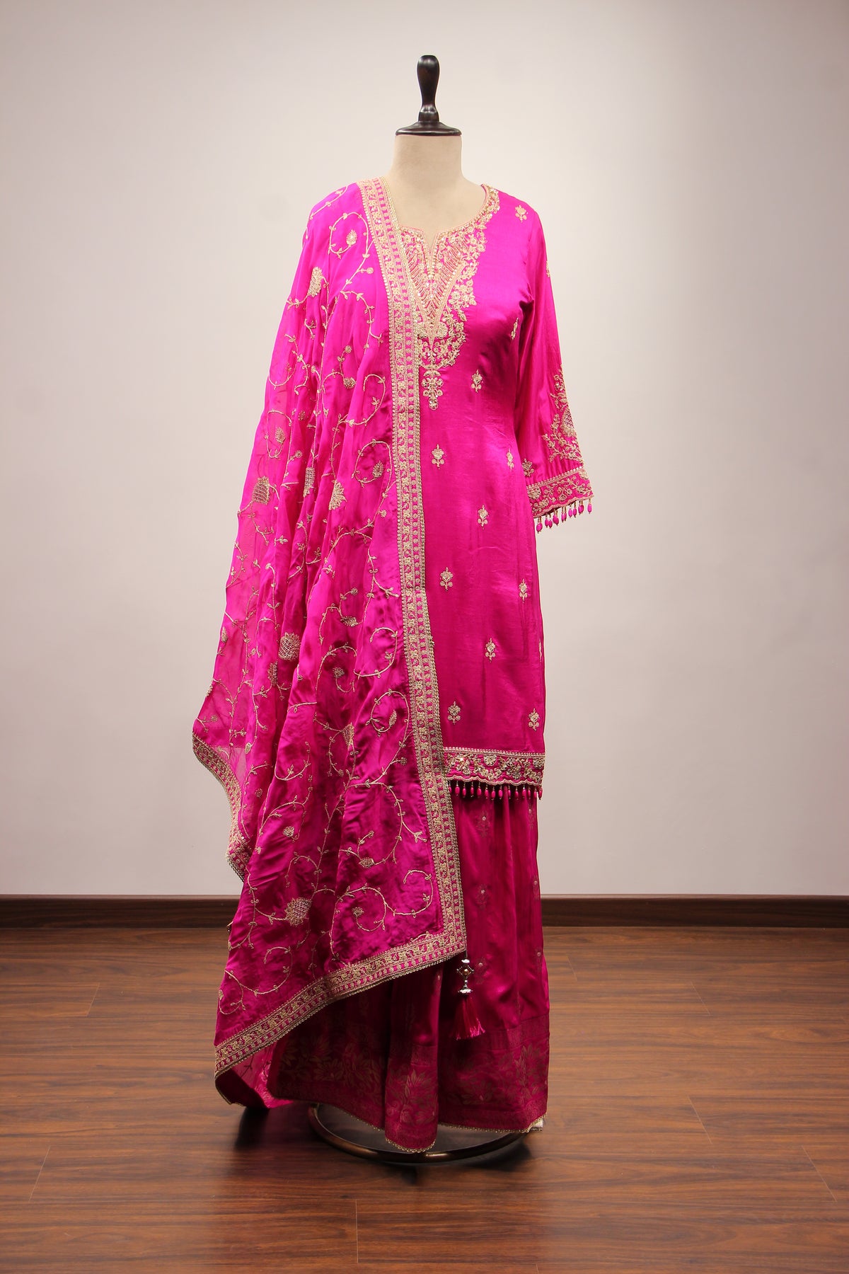 RANI Silk Full Sleeve with Cut Dana and Hand Embroidery work by OOS — product image 1