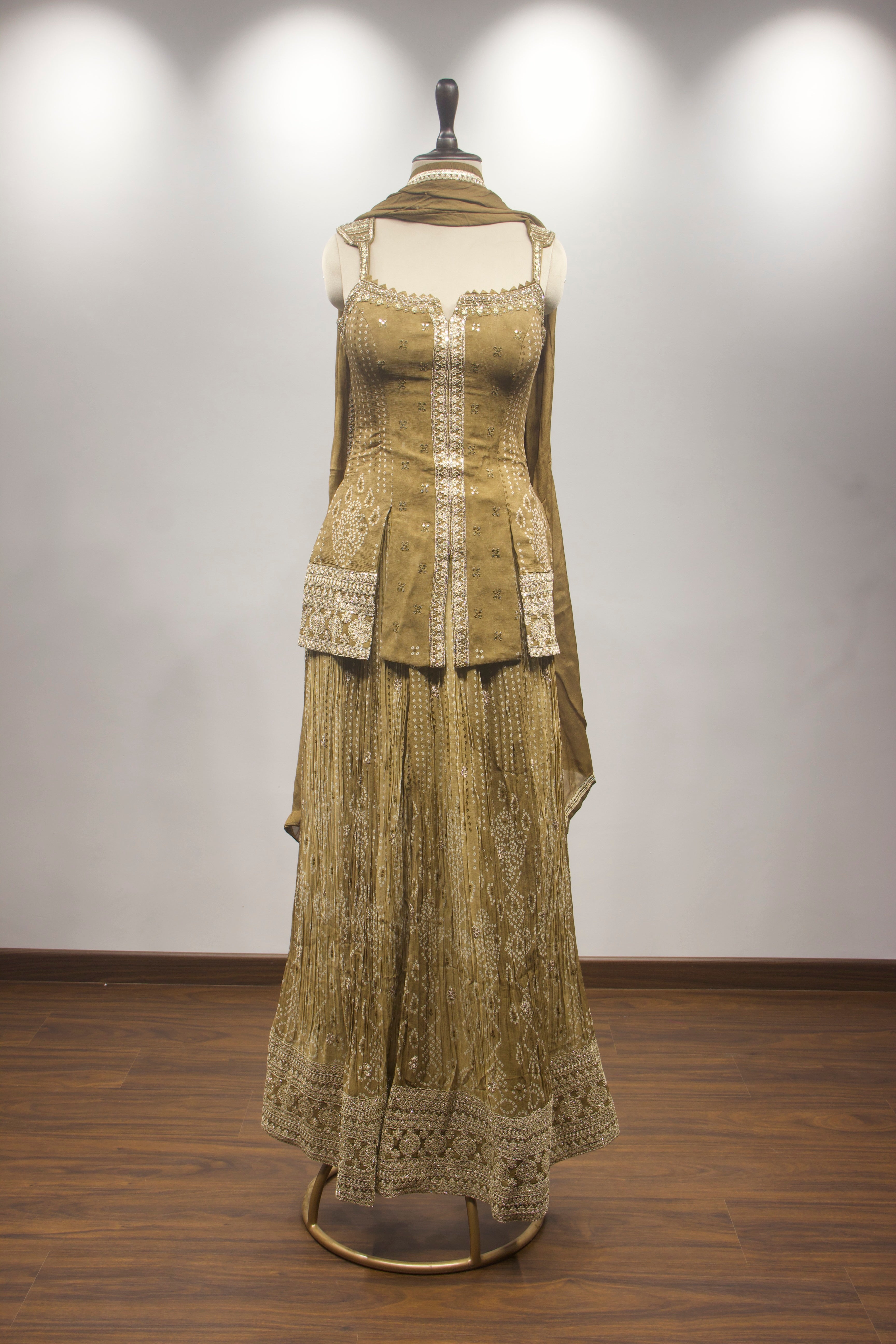 Ready to wear saree with handwork blouse
