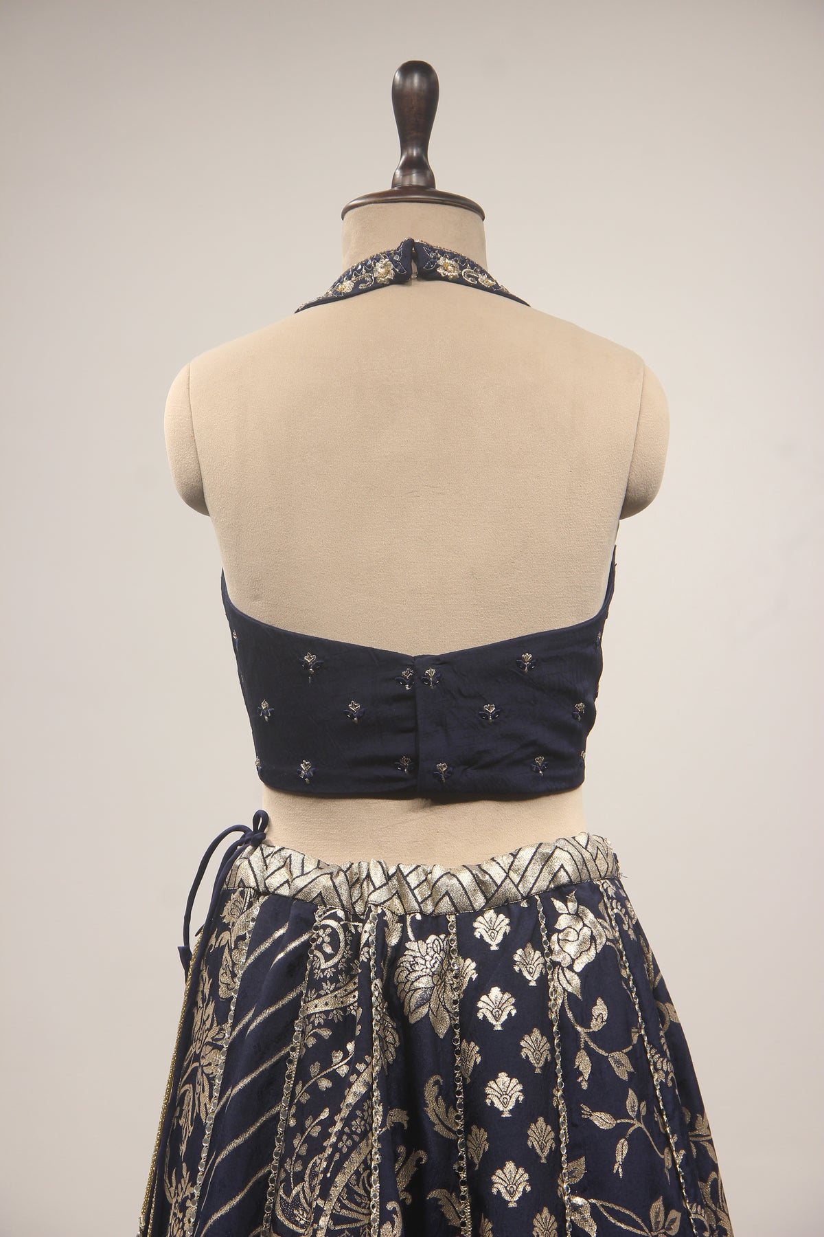 Banarasi Brocade Lehenga with Handwork & Cut Dana Jacket