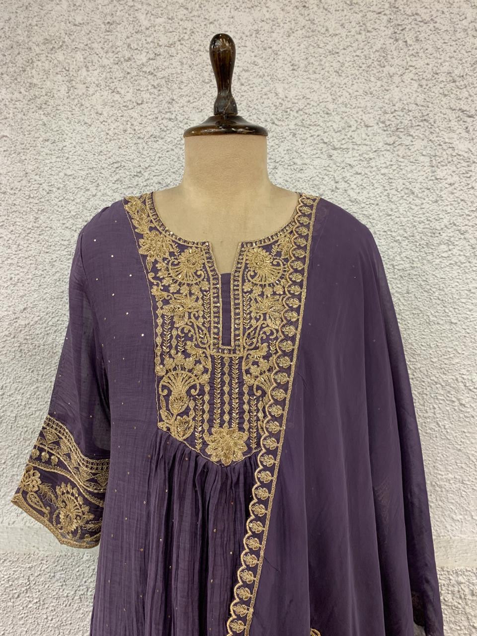 Embroidered Suit Set