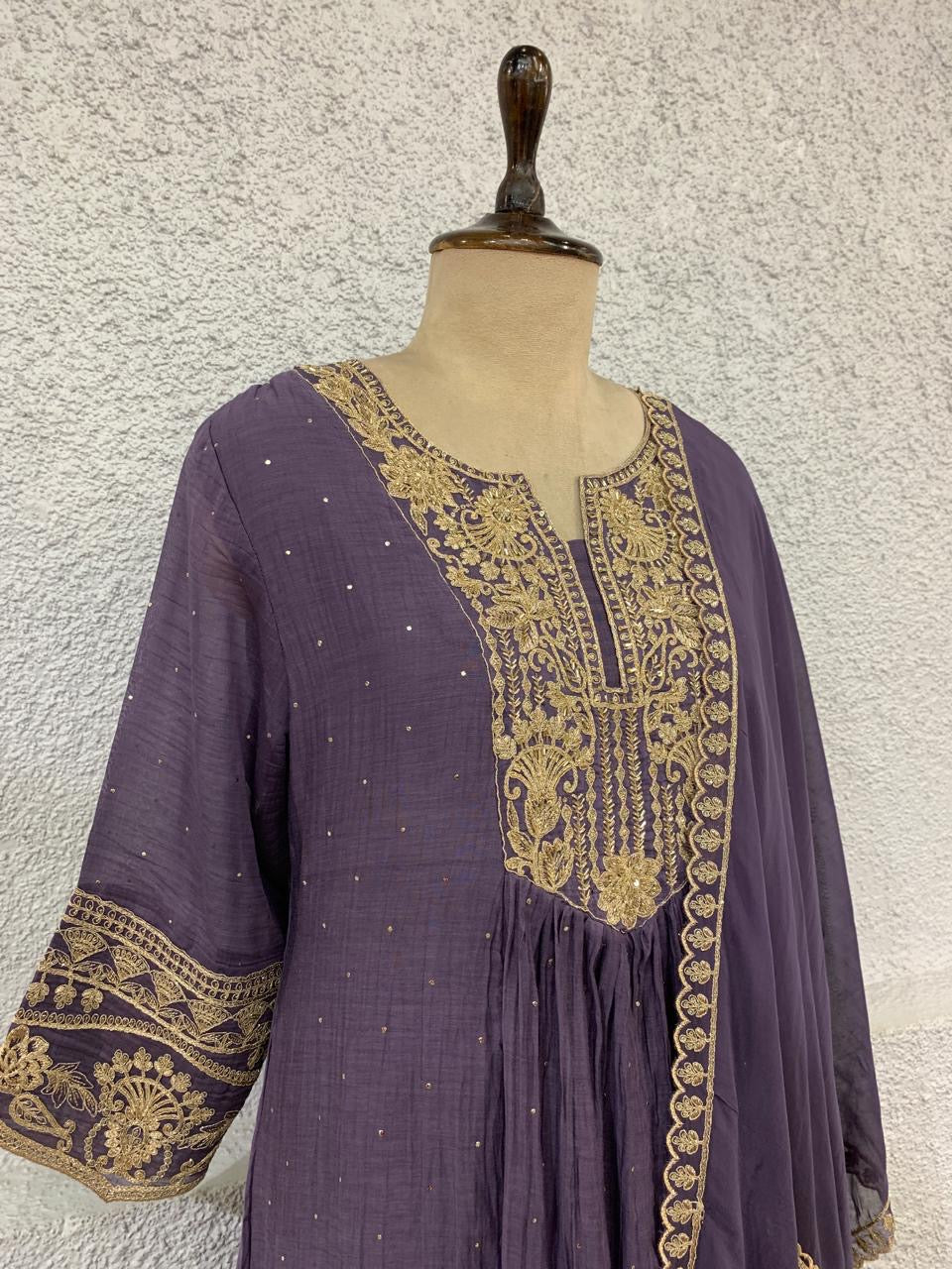 Embroidered Suit Set