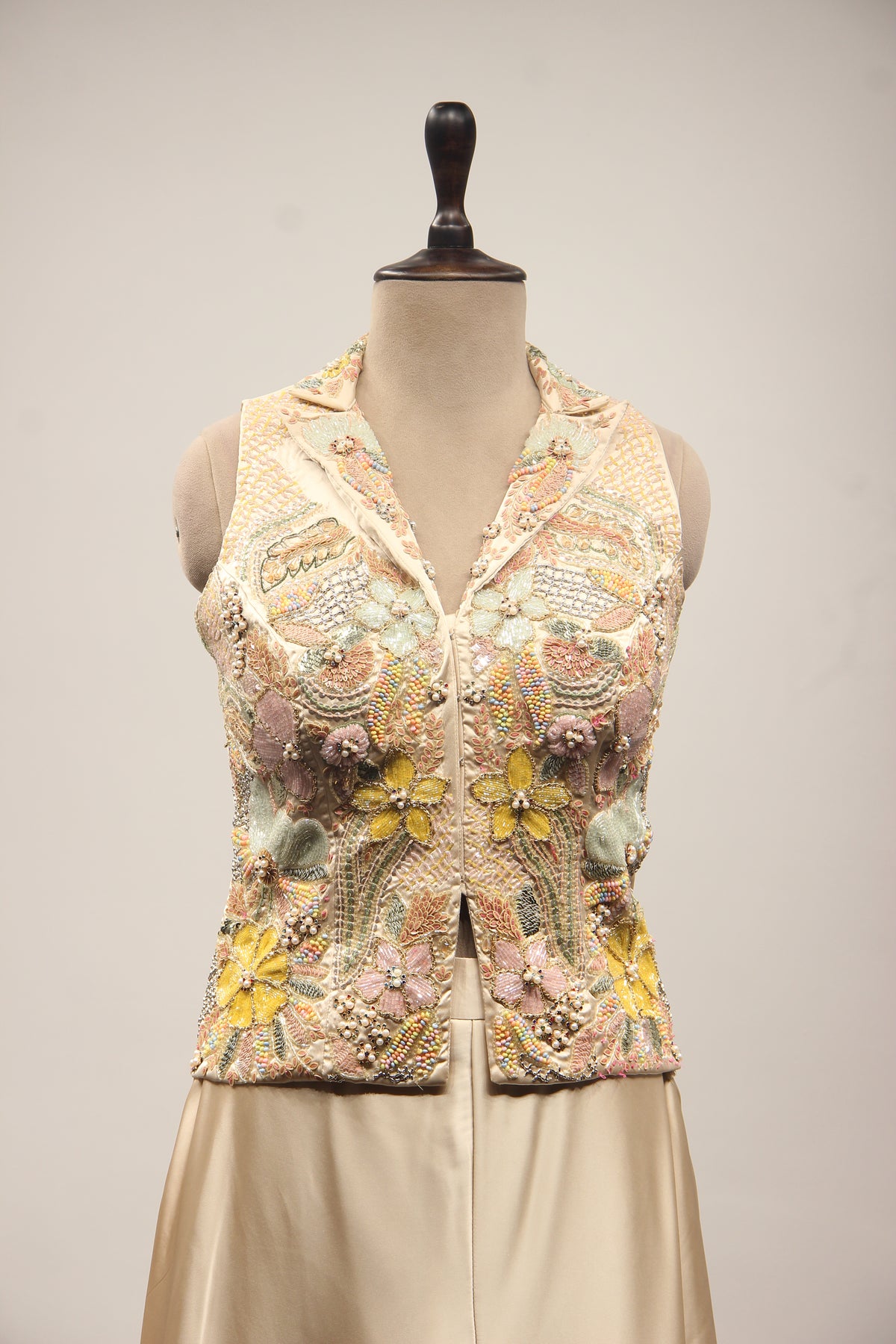 CREAM Imported Jacket with Bead and Cut Dana work by OOS — product image 2