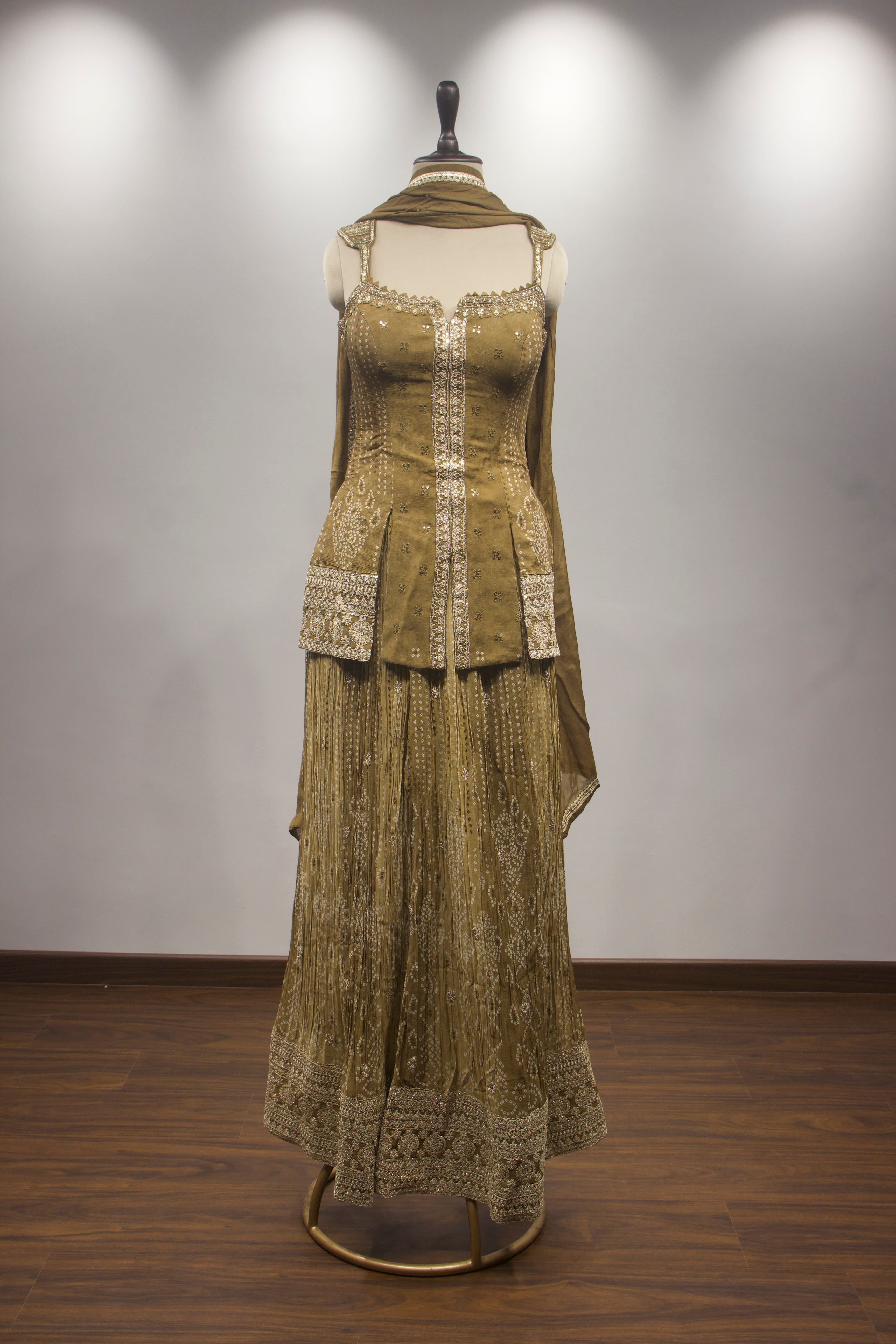 Ready to wear saree with handwork blouse
