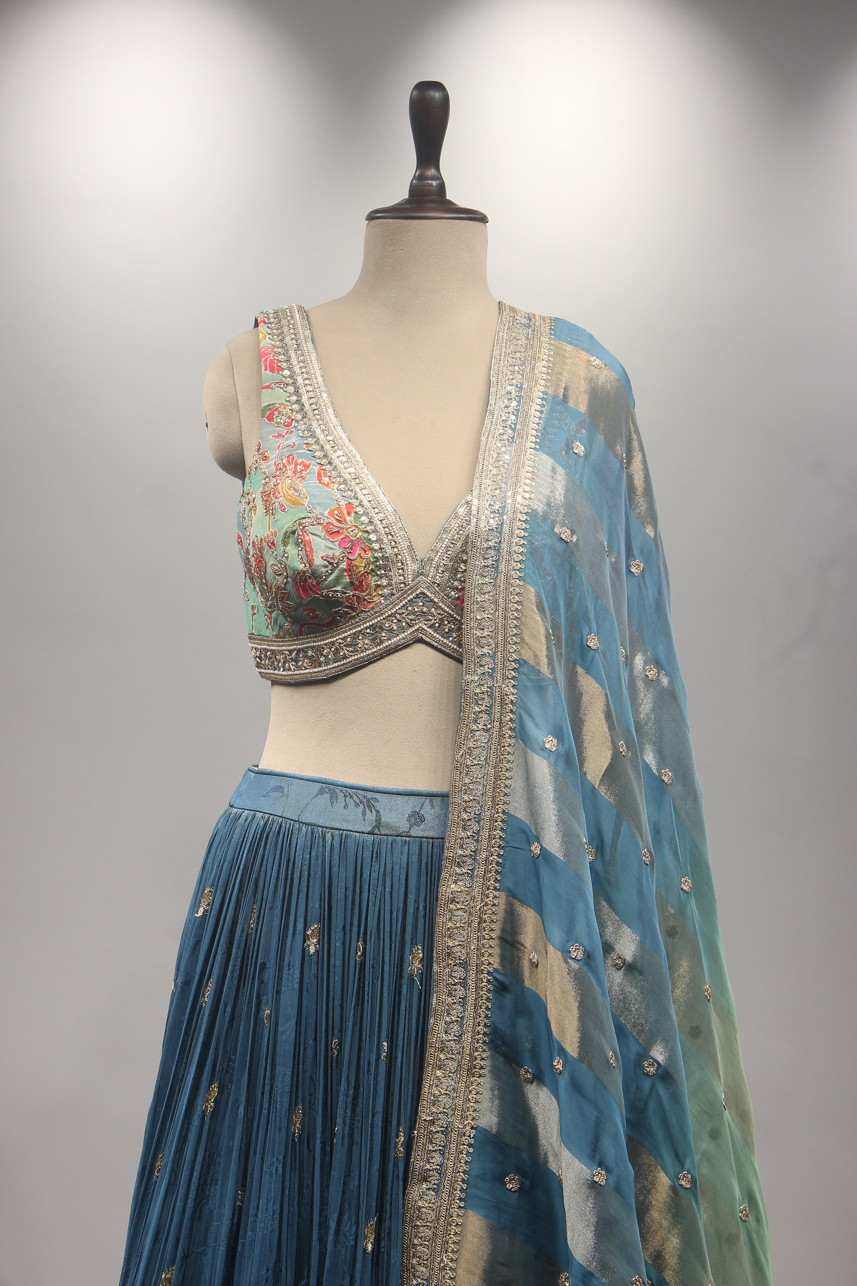 Ready to wear saree with handwork blouse