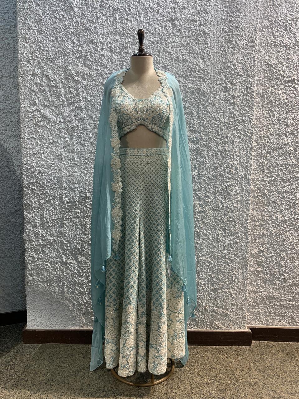 Indo-Western shurg embroidred work-main